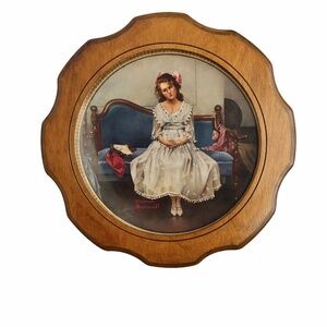 Norman Rockwell “Waiting at the Dance” 1993 Knowles Plate